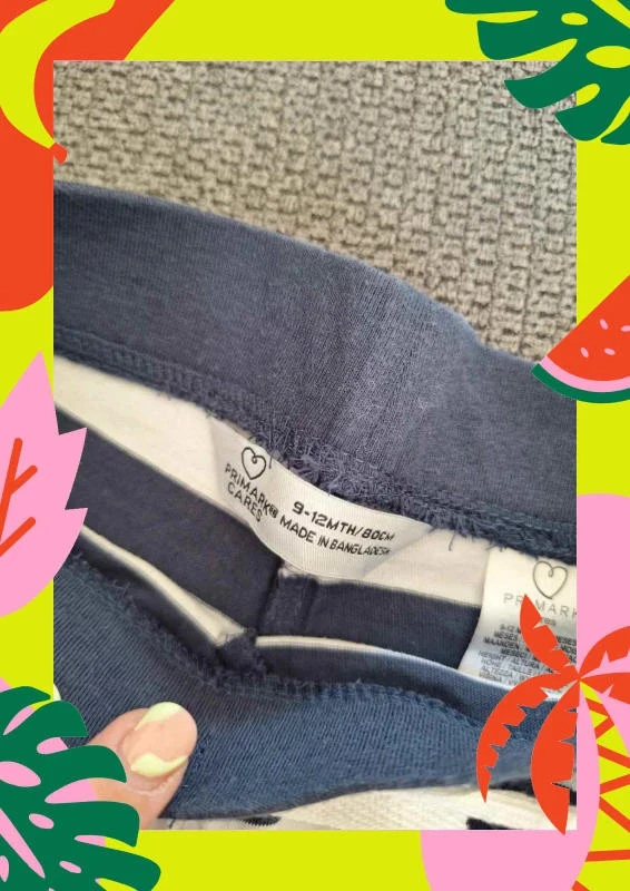 Navy stripe shorts Primark Cares - 9/12 months (80 cm) – photo 2